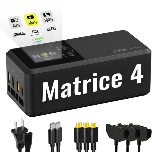 LKTOP 200W Matrice 4 Series Three-Way Charger (AC)