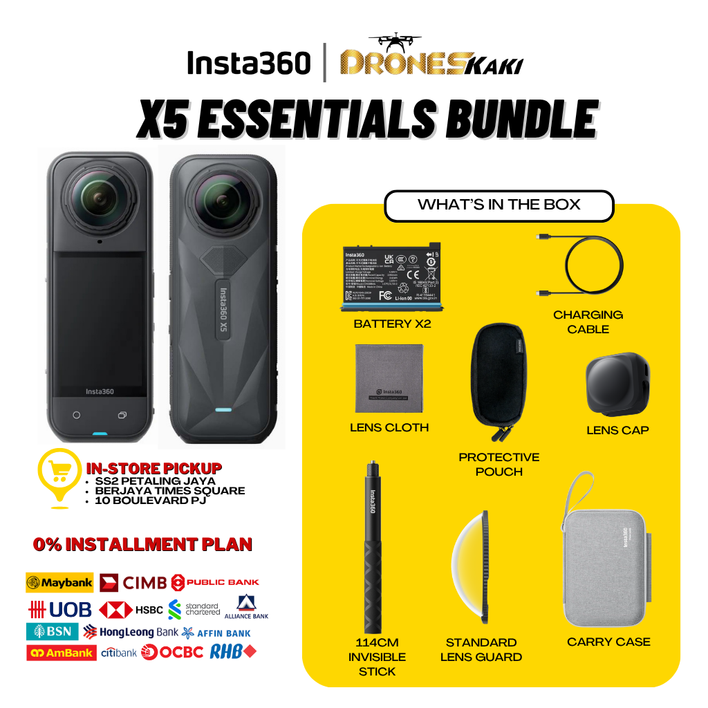 Insta360 X5 Essential Bundle Package