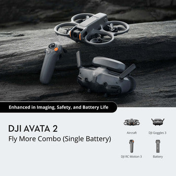 DJI Avata 2 - Fly More Combo (Single Battery)