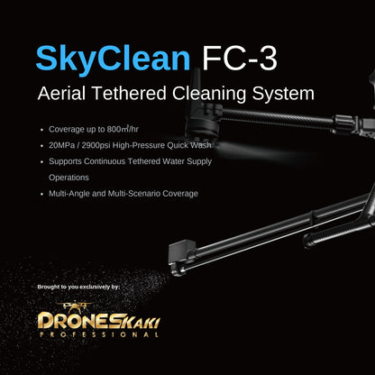 SkyClean FC-3 Aerial Flexible Tethered Cleaning System for DJI Matrice 300/350