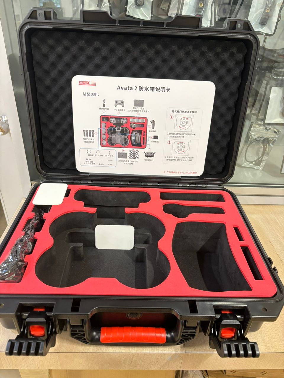 STARTRC HARDCASE FOR DJI AVATA 2 FLY MORE COMBO THREE BATTERIES