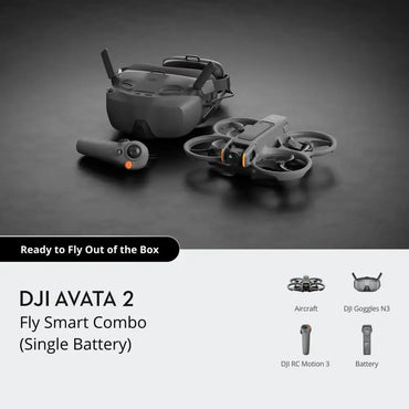 DJI Avata 2 - Fly Smart Combo (Single Battery)