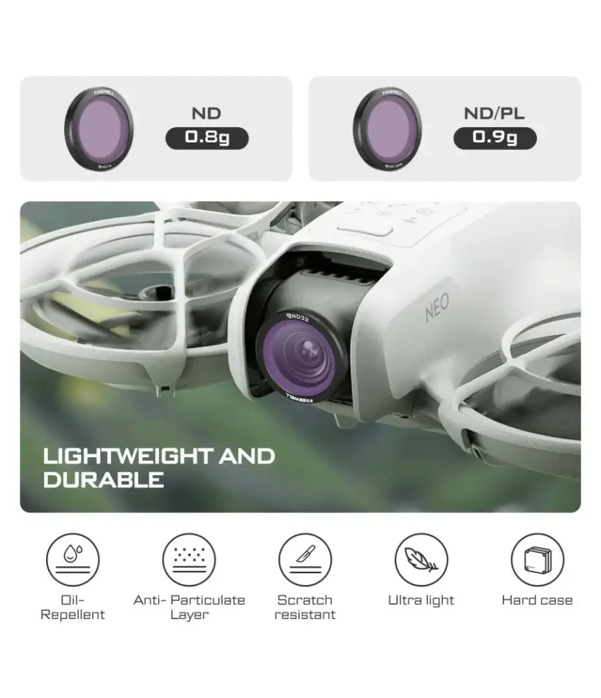 Freewell DJI Neo Magnetic ND Filters 3 Pack