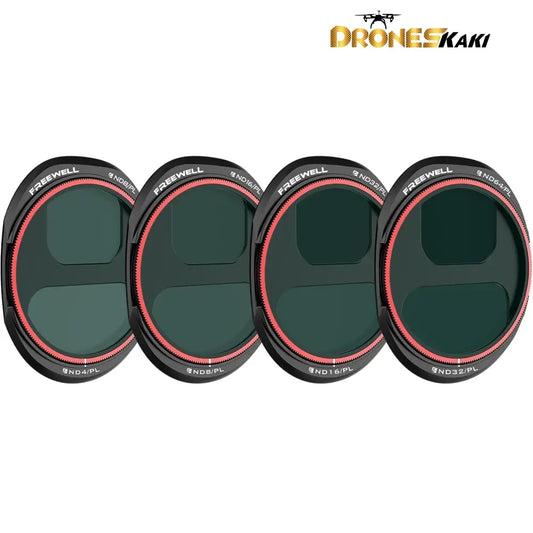 Freewell Mavic 4 Pro Split ND/PL Filters Bright Day - 4 Pack