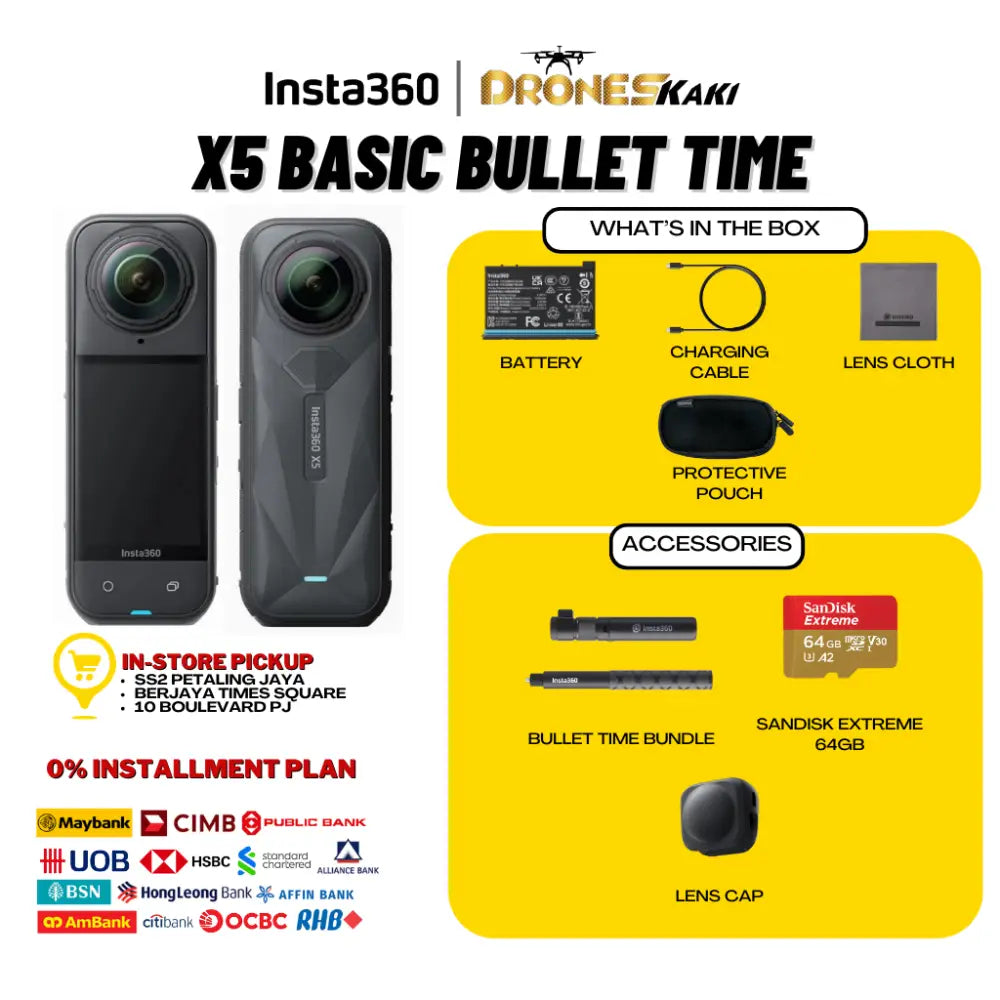Insta360 X5 Basic Bullet Time