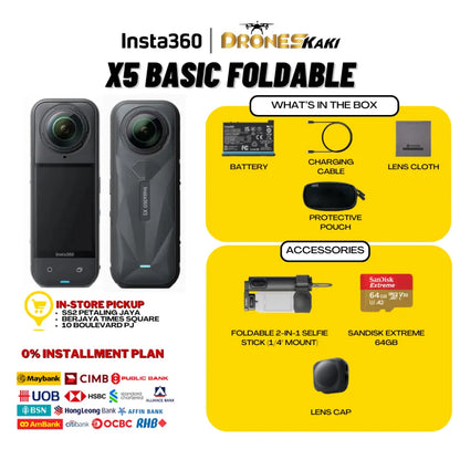 Insta360 X5 Basic Foldable