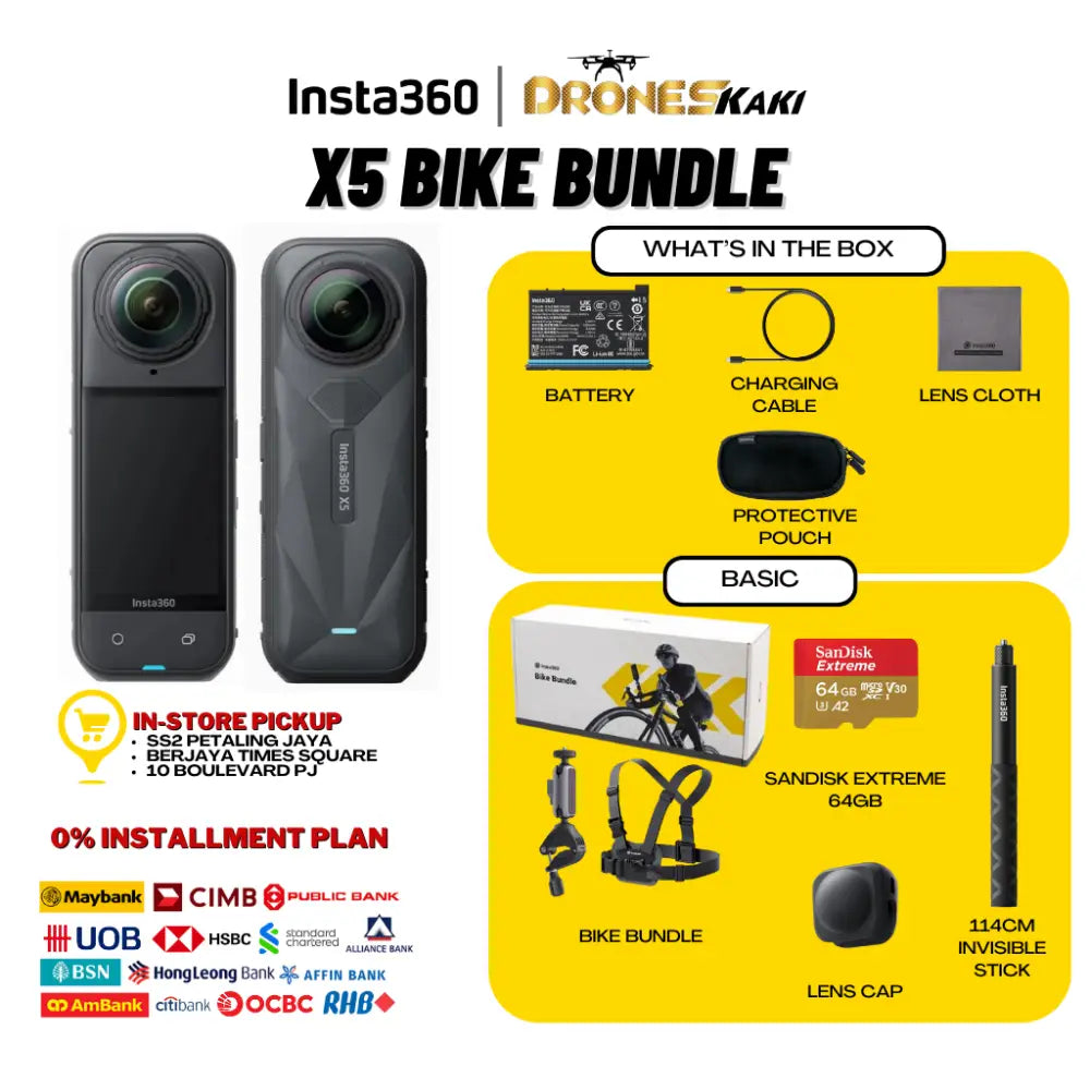 Insta360 X5 X5 Bike Bundle